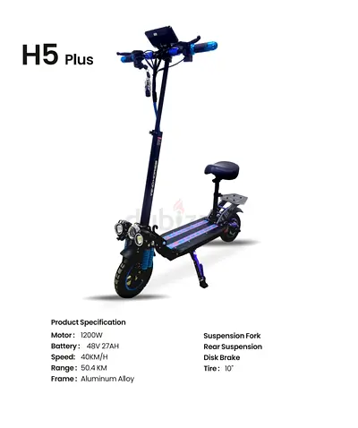 Windhorse H5 PLUS Electric Scooter 1 YEAR WARRANTY