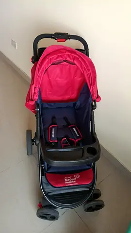 Lightweight Pink  Navy Baby Stroller - Brand new Condition