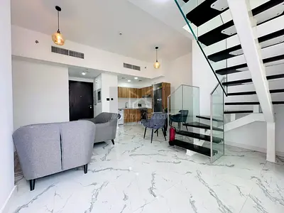 Unit Tawtheeq !! Fully Furnished | Duplex-2-BHK Apartment | Private Balcony | American Style Kitchen | Share Pool | Garden View