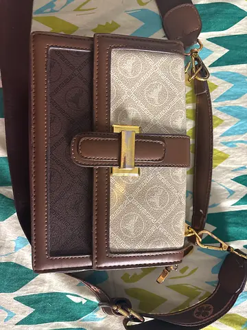 Brown Style Crossbody Bag with Detachable Strap