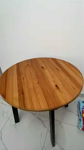 Round Wooden Table