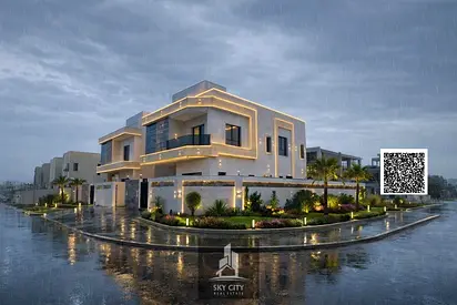 للبيع فيلا بمواصفات عالمية وسعرخيالى تصمييم فلل دبى جاهزه للسكن طابقين وروف وشامل رسوم التسجيل والتمليك جاهزة للتسليم تملك حروتورث تقسيط شهرى ميسر.
