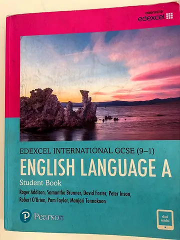 English Language A Edexcel IGCSE Official Student Book