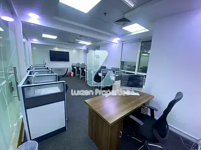 Office for Rent SZR | Furnished | Near Metro | Dubai