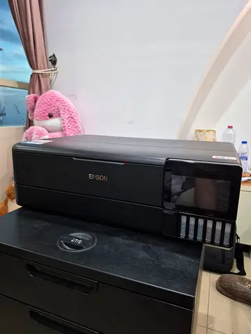 Epson L8180 5 month before ı bought . There is inside full tank ink . Extra ink u will get bonus