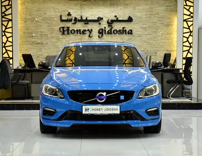 EXCELLENT DEAL for our Volvo V60 Polestar T6 ( 2016 Model ) in Blue Color GCC Specs