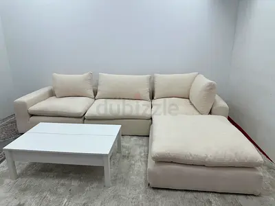 Same like new condition marina home beige color modular sofa