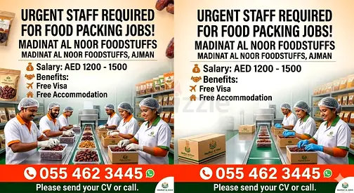 Packing staff