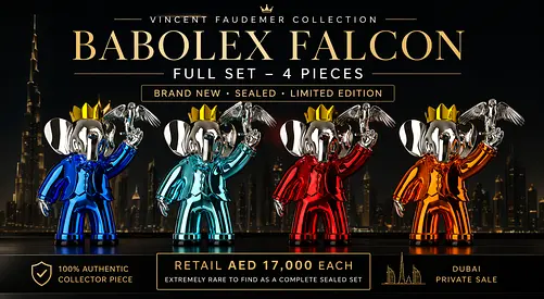 Brand New (Sealed) Babolex Falcon Full Set x4 – Vincent Faudemer | Rare Collector Piece