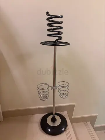 Spiral Hair Dryer Holder Hair Styling Care Tools Holder WHITE