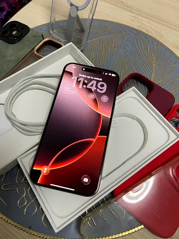 iPhone 16Pro Max 256GB - Excellent Condition with Box ,Charger Cable With Multiple Protective Cases