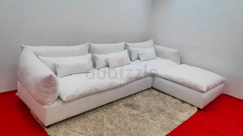 Marina Homes feather 🪶 filled lshape sofa