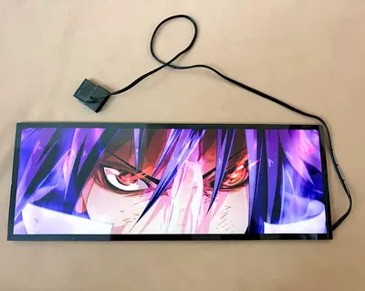 لوحة rgb لزينة كيس الpc بصورة أنمي