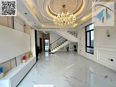 Villa for rent in Al Helio 2 area, first occupancy, directly on Sheikh Mohammed Bin Zayed Road