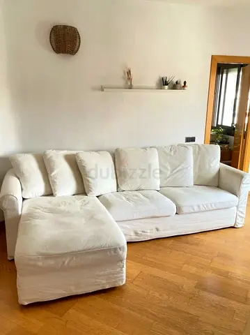 Ikea Gronlid L shape sofa bed with mattress