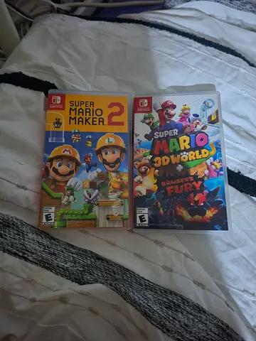 Super Mario 3D World + Bowser’s Fury  Super Mario Maker 2 (Nintendo Switch) - Used