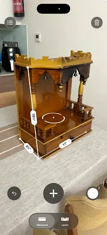 Wooden Pooja mandir - vintage-style