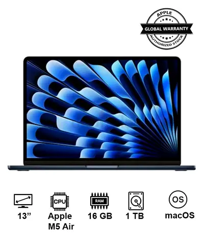 MacBook Air 13 inch M5 16GB RAM 1TB BRAND NEW SEALED