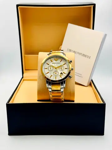 Armani watch with working chrono