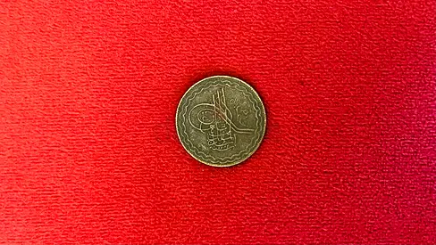 HYDERABAD PRINCELY STATE 2 PAI COIN YEAR 1904-1911