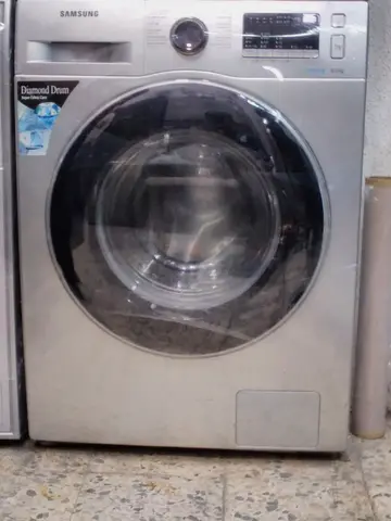 Samsung Front Load Washing Machine - Silver, Good Condition