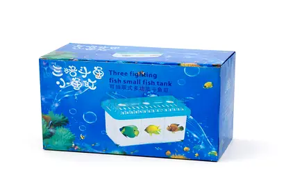 Three Betta fish tank