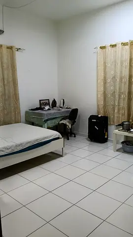 A fully furnished private room is available for a single executive male in a 3 BHK apartment.