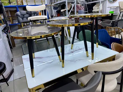 Set of 3 Round Nesting Coffee Side Tables