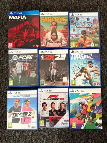 Bundle of PS5 Games – Sports, Action  More (9 titles)