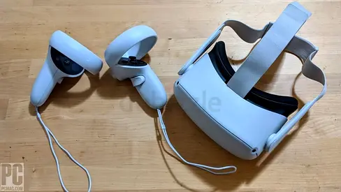 Meta Quest 2 VR Headset with Controllers — Good Working Condition