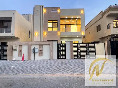 🏡 فيلا راقية للإيجار في الياسمين، عجمان – 5 غرف نوم ماستر + مجلس + صالة + غرفة خادمة + 6 حمامات – تشطيب عصري وموقع هادئ وقريب من جميع الخدمات.     As