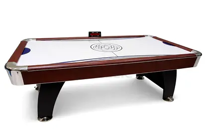 Used Full-Size Air Hockey Table - Wooden Finish, Electronic Scoring