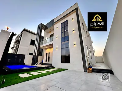 فيلا للبيع 4 غرف نوم مع مسبح شامل رسوم التسجيل دقيقه لشارع الشيخ محمد بن زايد