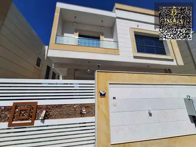 فيلا فاخرة للإيجار في الياسمين – 5 غرف ماستر، مجلس وصالة، مطبخين، غرفة خادمة، موقع هادئ بسعر 115,000 درهم سنويًا