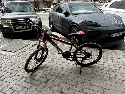 Used Red  Black Mountain Bike - Good Condition
