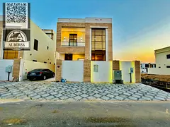 Luxury villa for rent in Al Yasmin – 7 master bedrooms + roof + fountain and waterfall | Strategic