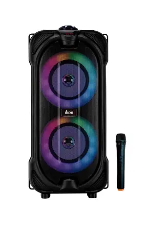 Ikon portable bluetooth speaker with mic