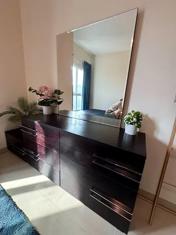 Dresser with Mirror incl. 2 Side Tables