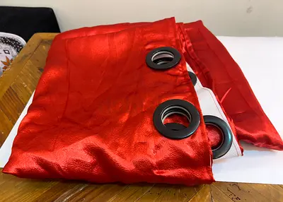 Red Curtains - 280 * 270 cm * 2 pieces set