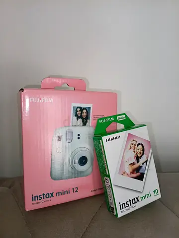 Fujifilm Instax Mini 12 Instant Camera Mint Green + Instax Mini Film Pack (New in Box)