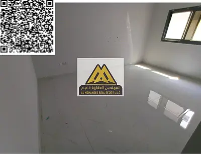 Apartment for rent in Al Jurf 3, Ajman, behind Ukraine, with a great size and luxurious design, including a master bedroom, in a modern building and c
