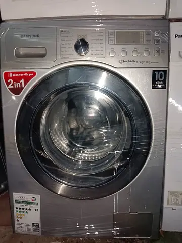 Samsung 2-in-1 Front Load Washer Dryer (8kg Wash / 5kg Dry) - Silver