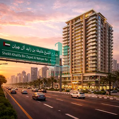 Residential building plot for sale on Sheikh Khalif Bin Zayed street