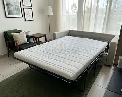 Fold-out Sofa Bed with Mattress - Good Condition