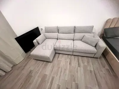 Ikea Eskilstuna I shape sofa bed with storage space