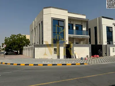 Corner villa next to the mosque, price including electricity and water, on the main street, ready to live in, in the most prestigious areas of Ajman,