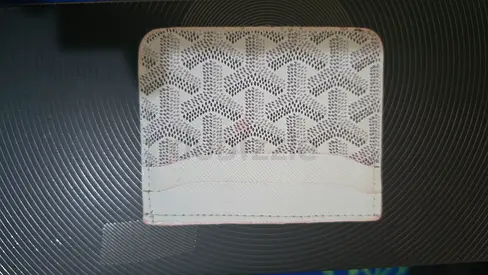 Goyard Saint-Sulpice Card Wallet in white Goyardine, made in france bought from berlin