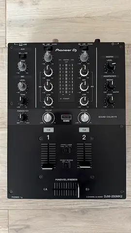 Pioneer DJM-250MK2 2-Channel DJ Mixer - Good Working Condition