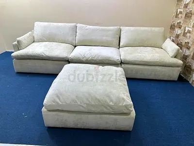 Excellent condition home centre beige color modular sofa