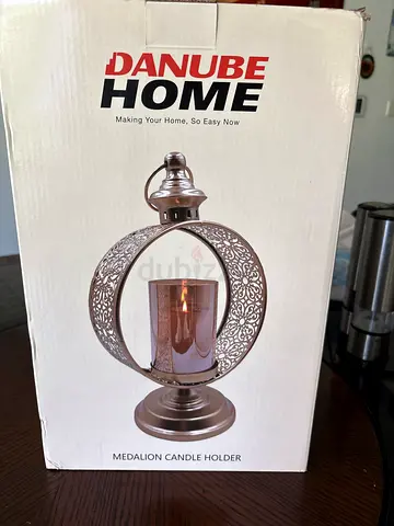 Danube Home Medallion Candle Holder (New in Box)